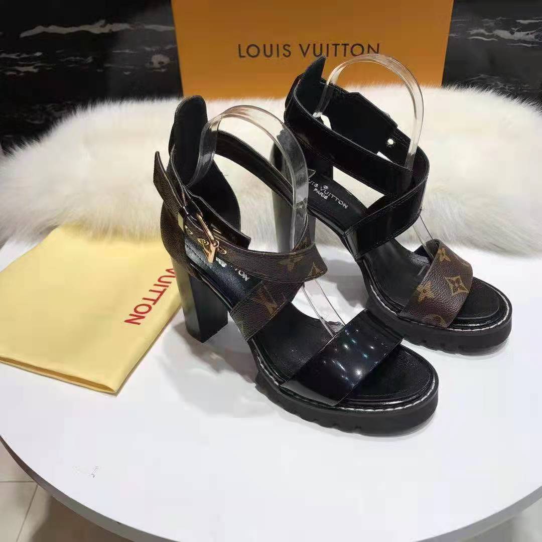Louis Vuitton  Monogram Sandals - DopestKickz