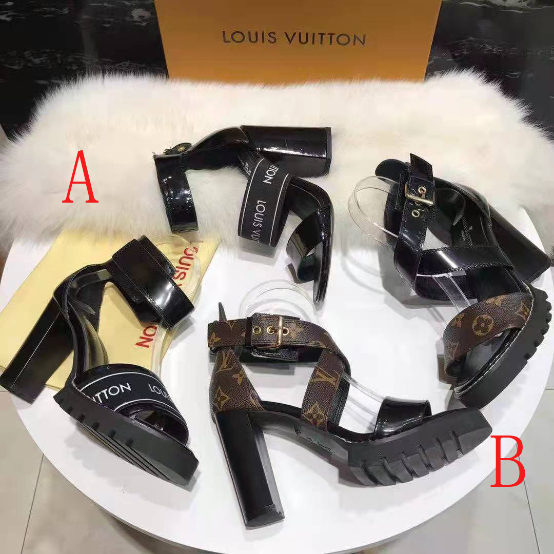 Louis Vuitton  Monogram Sandals - DopestKickz