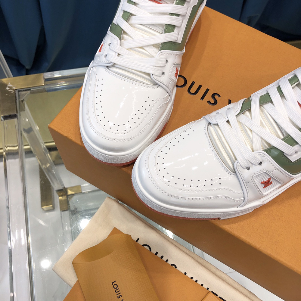 Louis Vuitton Trainer Sneaker White - DopestKickz