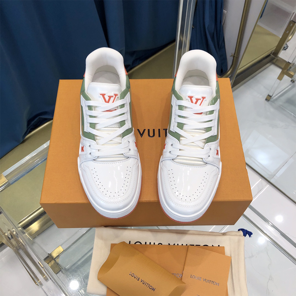 Louis Vuitton Trainer Sneaker White - DopestKickz