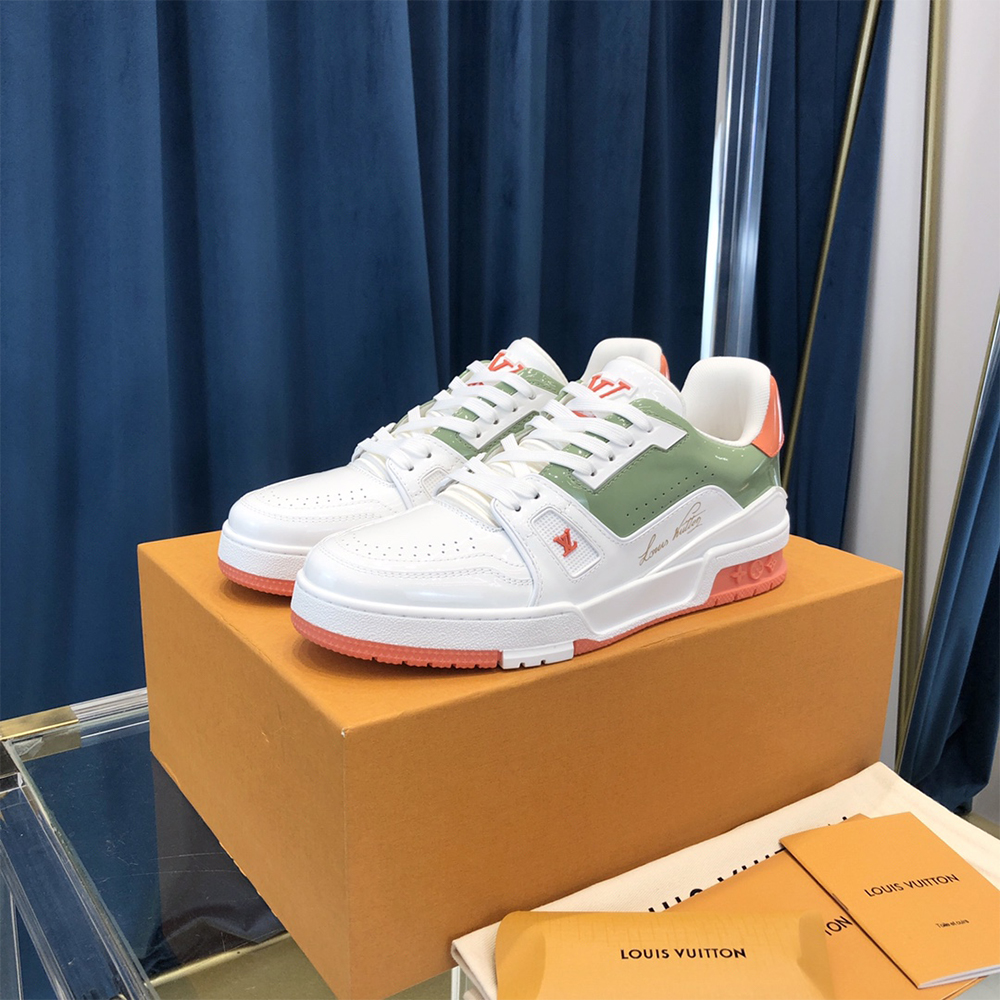 Louis Vuitton Trainer Sneaker White - DopestKickz