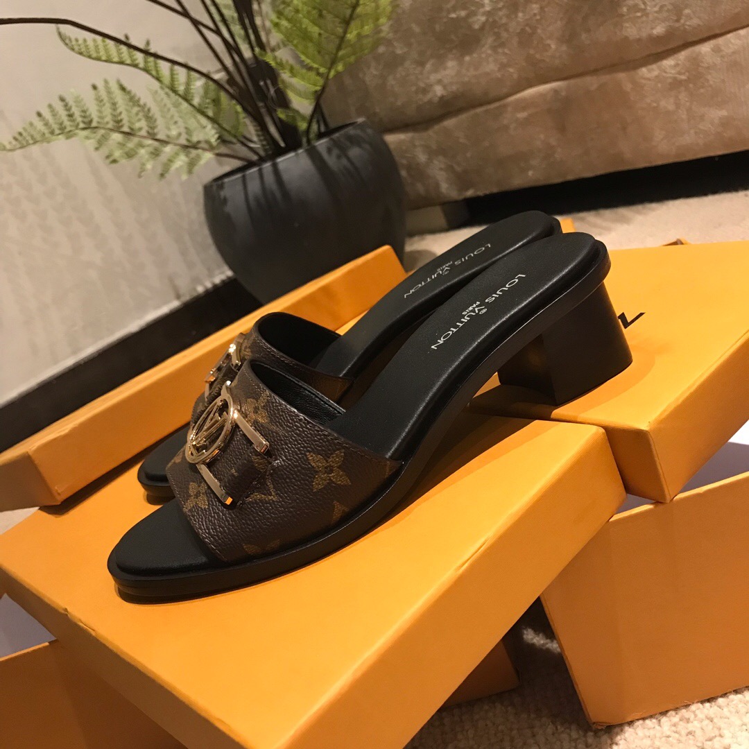 Louis Vuitton Women's Monogram Sandals - DopestKickz