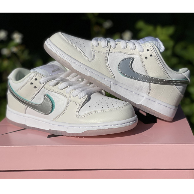 Diamond X Nike SB Dunk Low "White" - DopestKickz