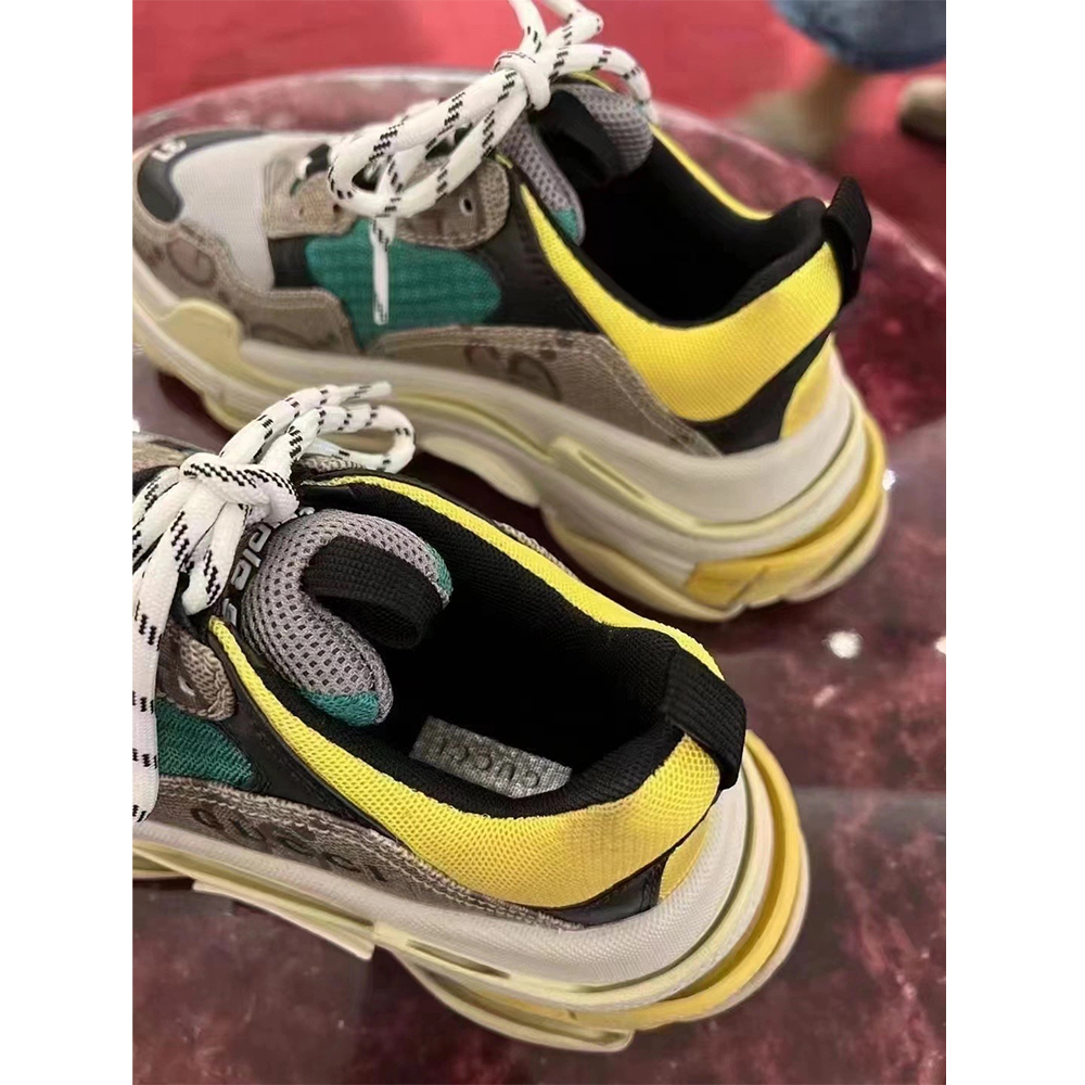 Gucci Men's The Hacker Project Triple S Sneaker(Dilapidated Soles) - DopestKickz