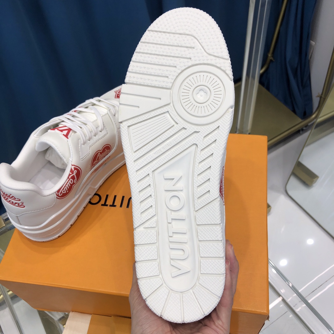 Louis Vuitton Trainer Sneaker Nigo Lv Made White - DopestKickz