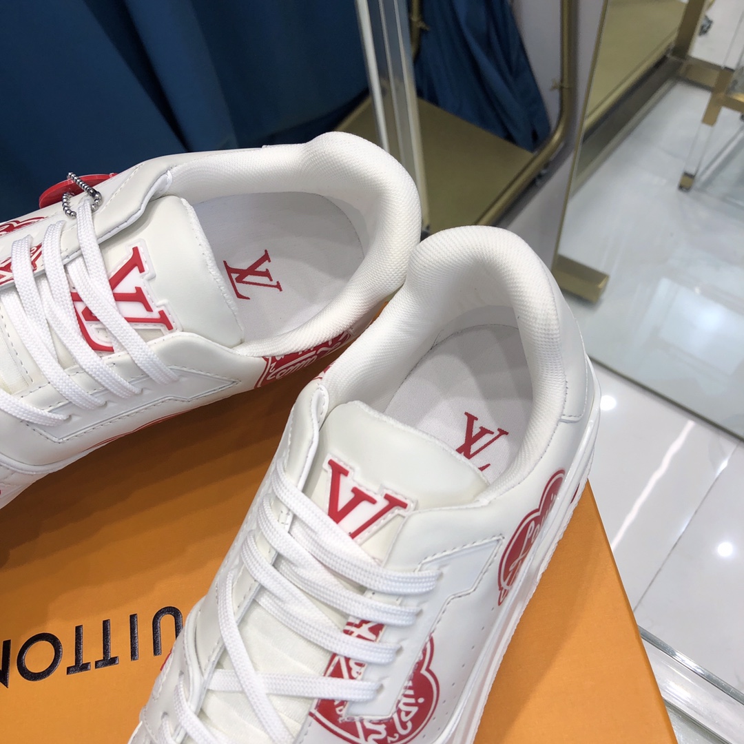 Louis Vuitton Trainer Sneaker Nigo Lv Made White - DopestKickz