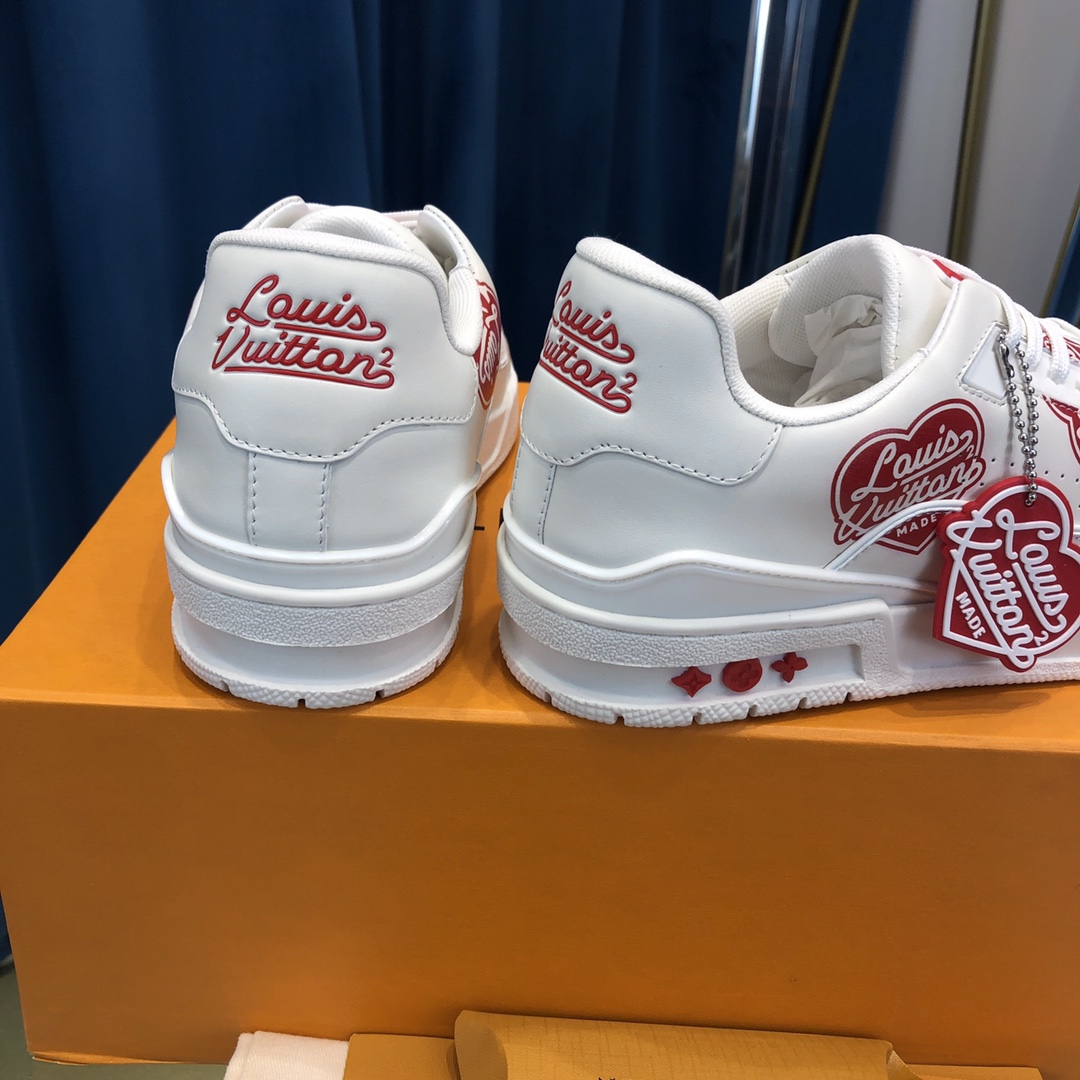 Louis Vuitton Trainer Sneaker Nigo Lv Made White - DopestKickz