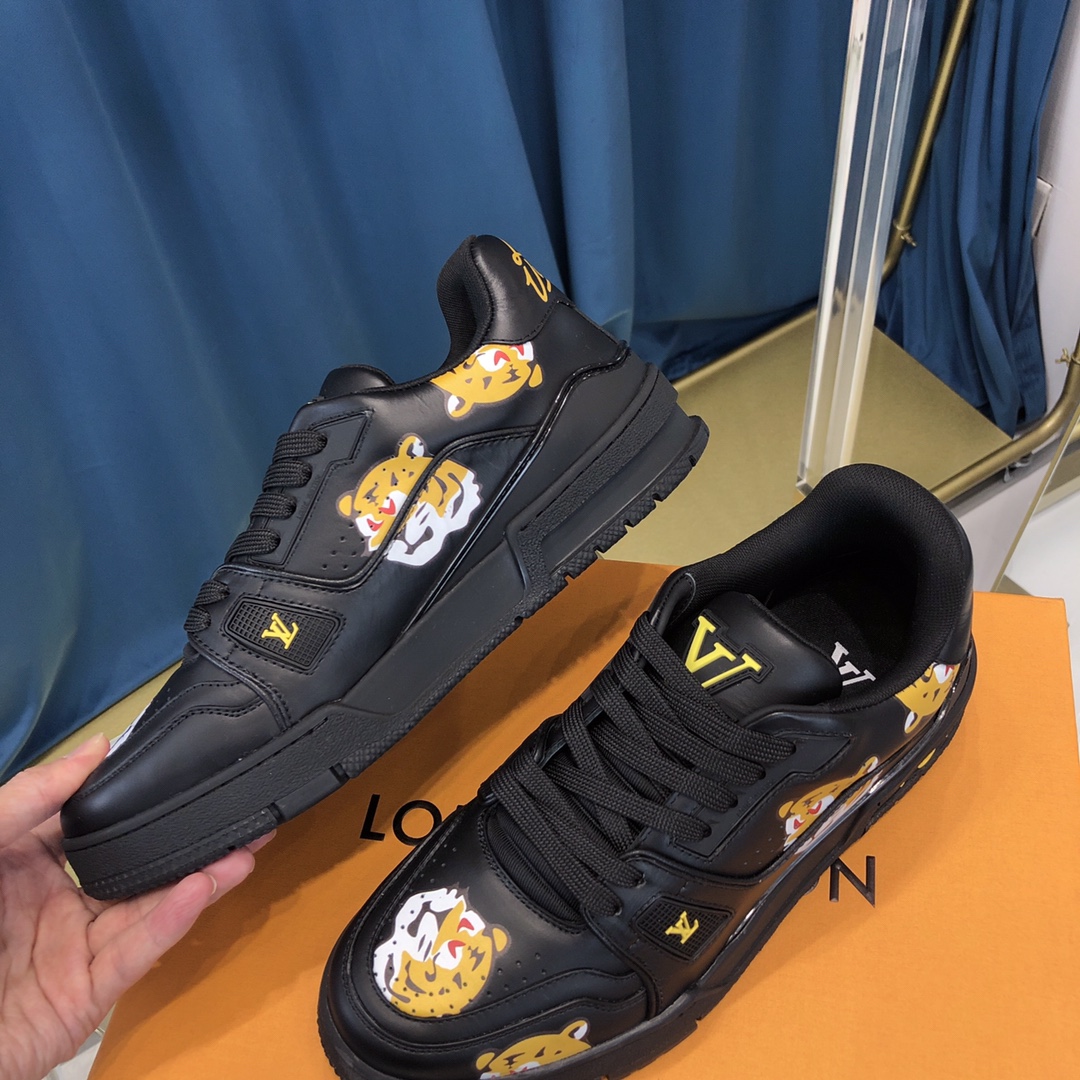 Louis Vuitton Trainer Sneaker X Nigo Tiger - DopestKickz