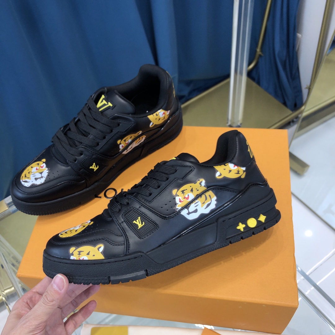 Louis Vuitton Trainer Sneaker X Nigo Tiger - DopestKickz