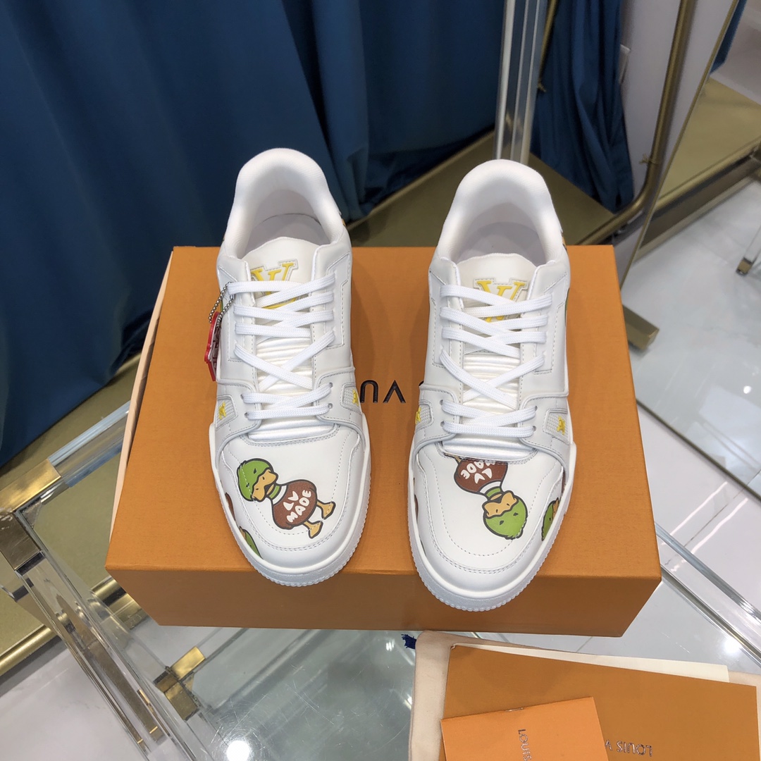 Louis Vuitton Trainer Sneaker X Nigo Duck - DopestKickz