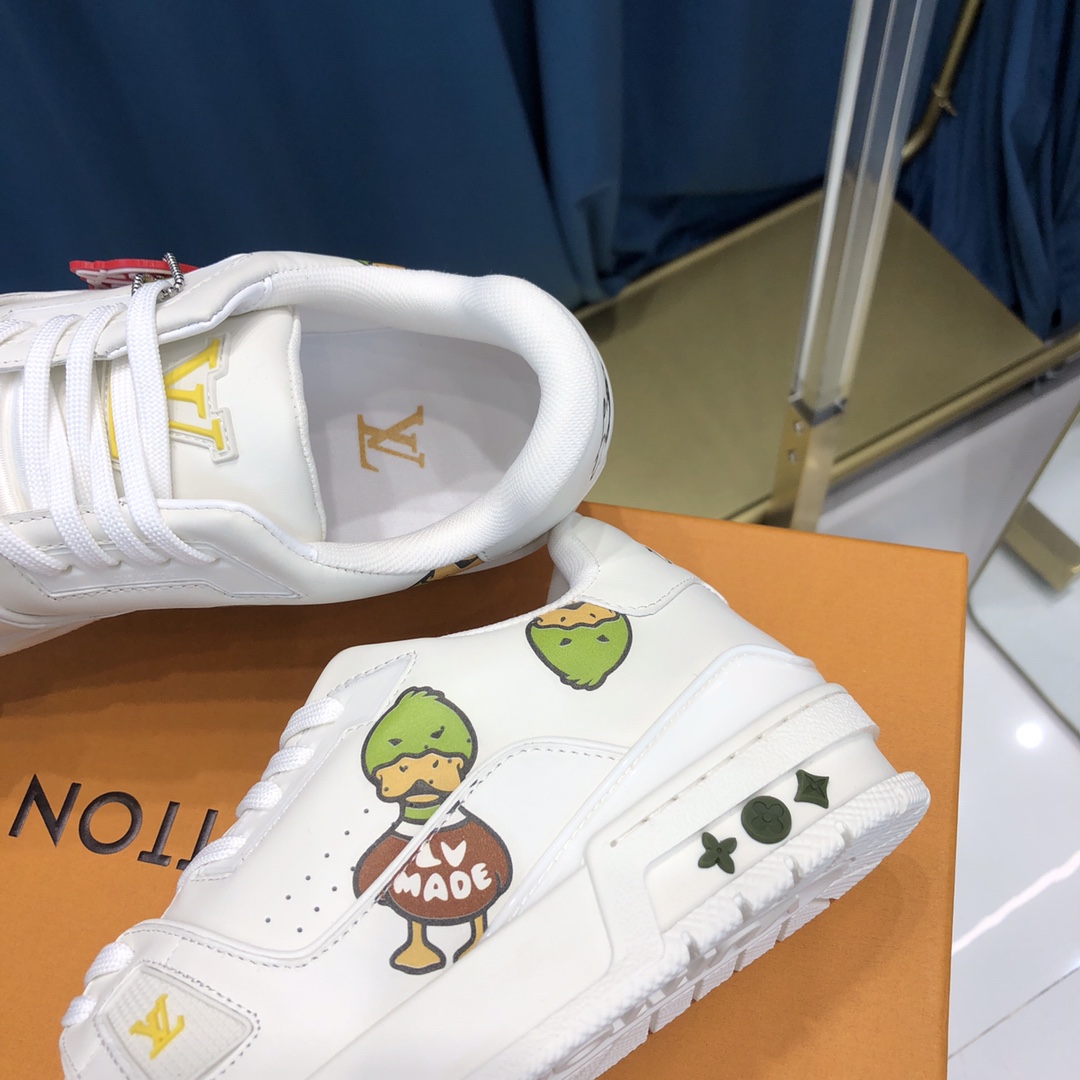 Louis Vuitton Trainer Sneaker X Nigo Duck - DopestKickz