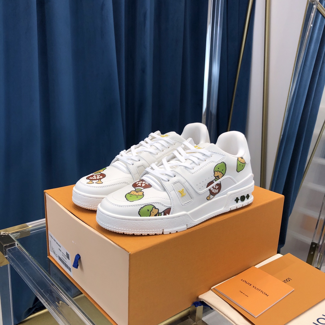 Louis Vuitton Trainer Sneaker X Nigo Duck - DopestKickz