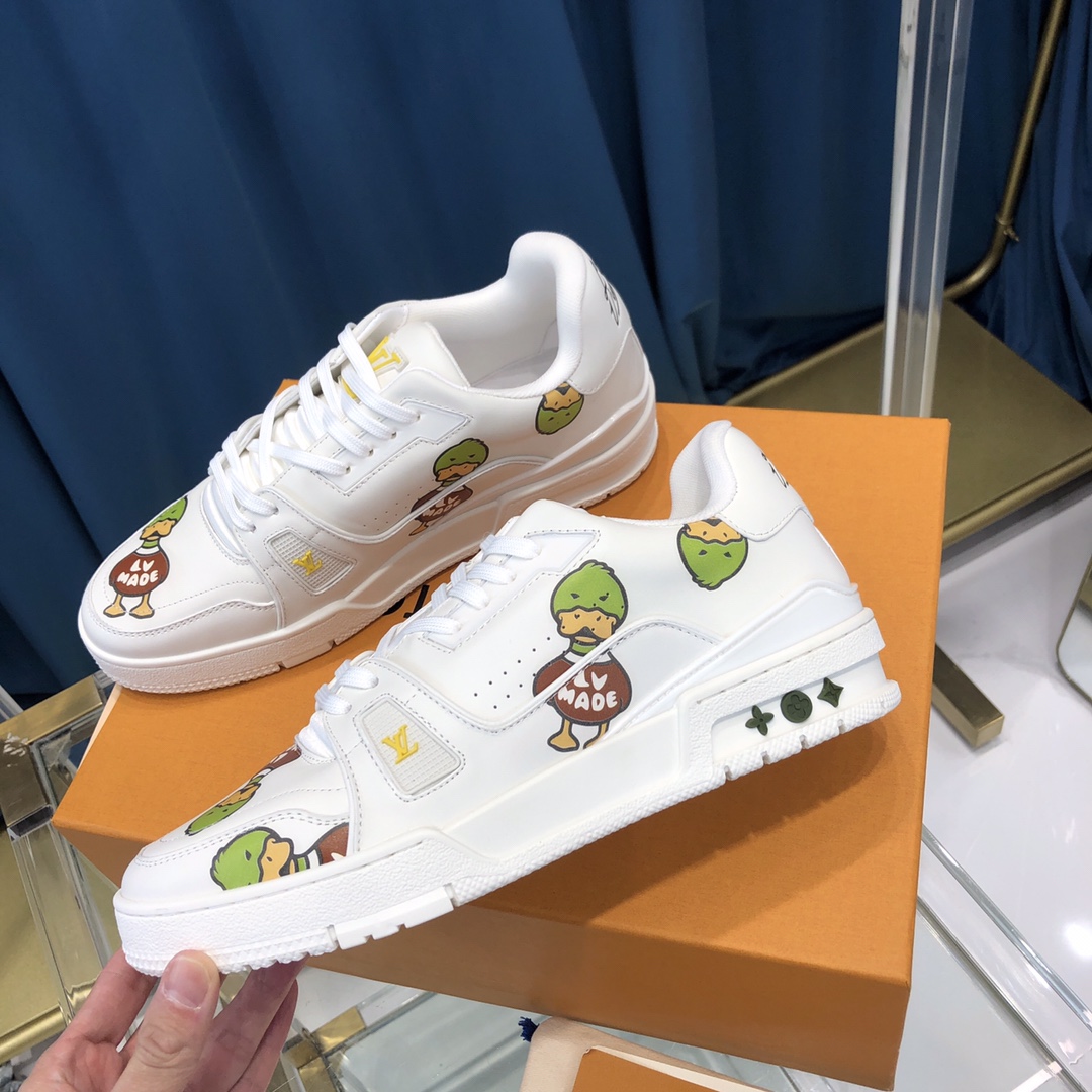 Louis Vuitton Trainer Sneaker X Nigo Duck - DopestKickz