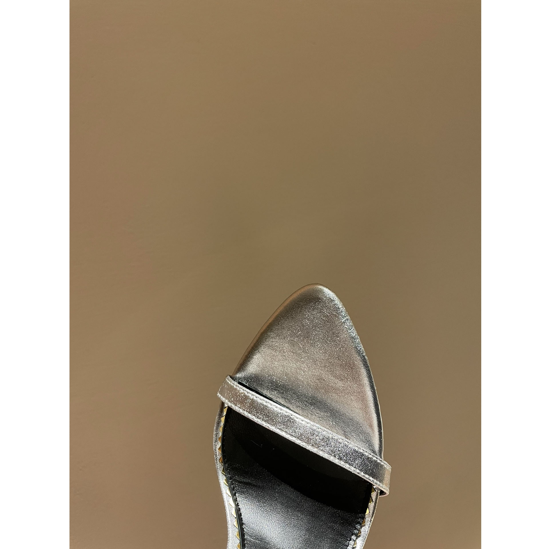 Tom Ford Silver Padlock Sandals - DopestKickz