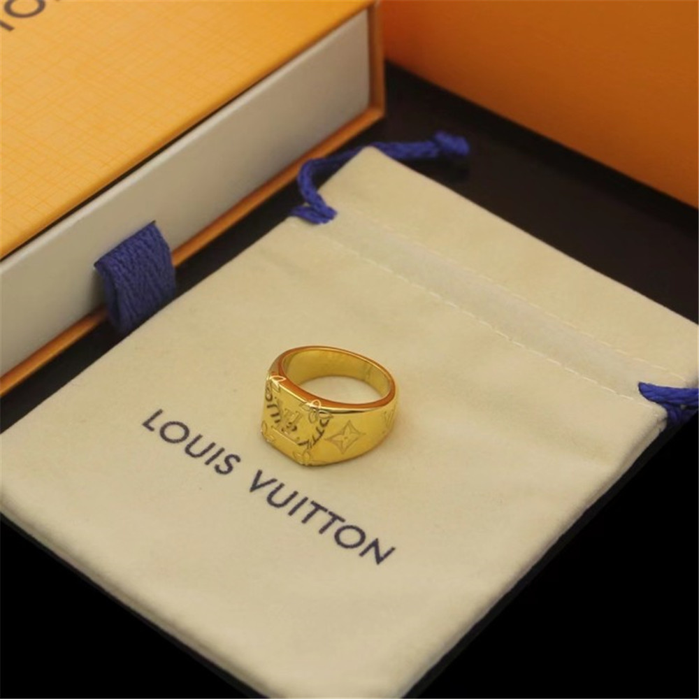 Louis Vuitton Logo Ring - DopestKickz