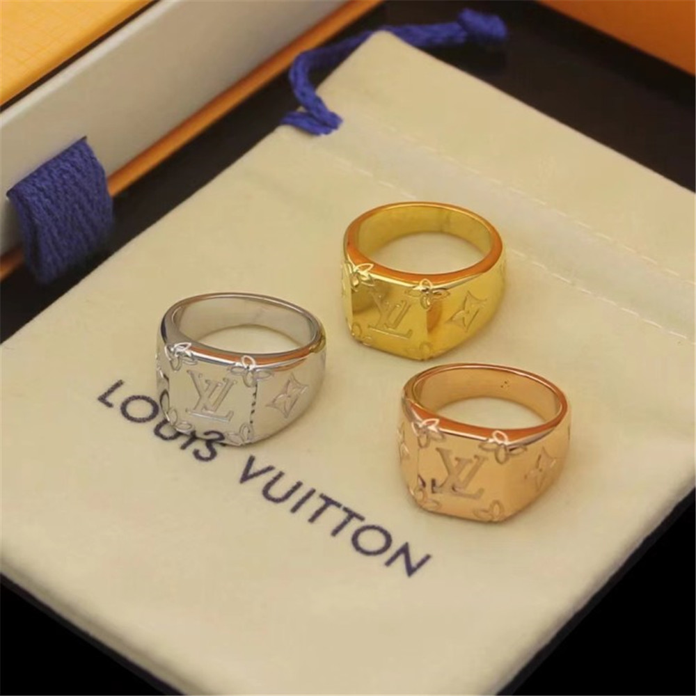Louis Vuitton Logo Ring - DopestKickz