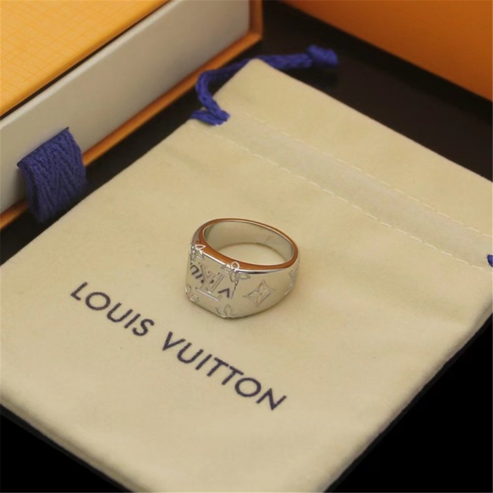 Louis Vuitton Logo Ring - DopestKickz