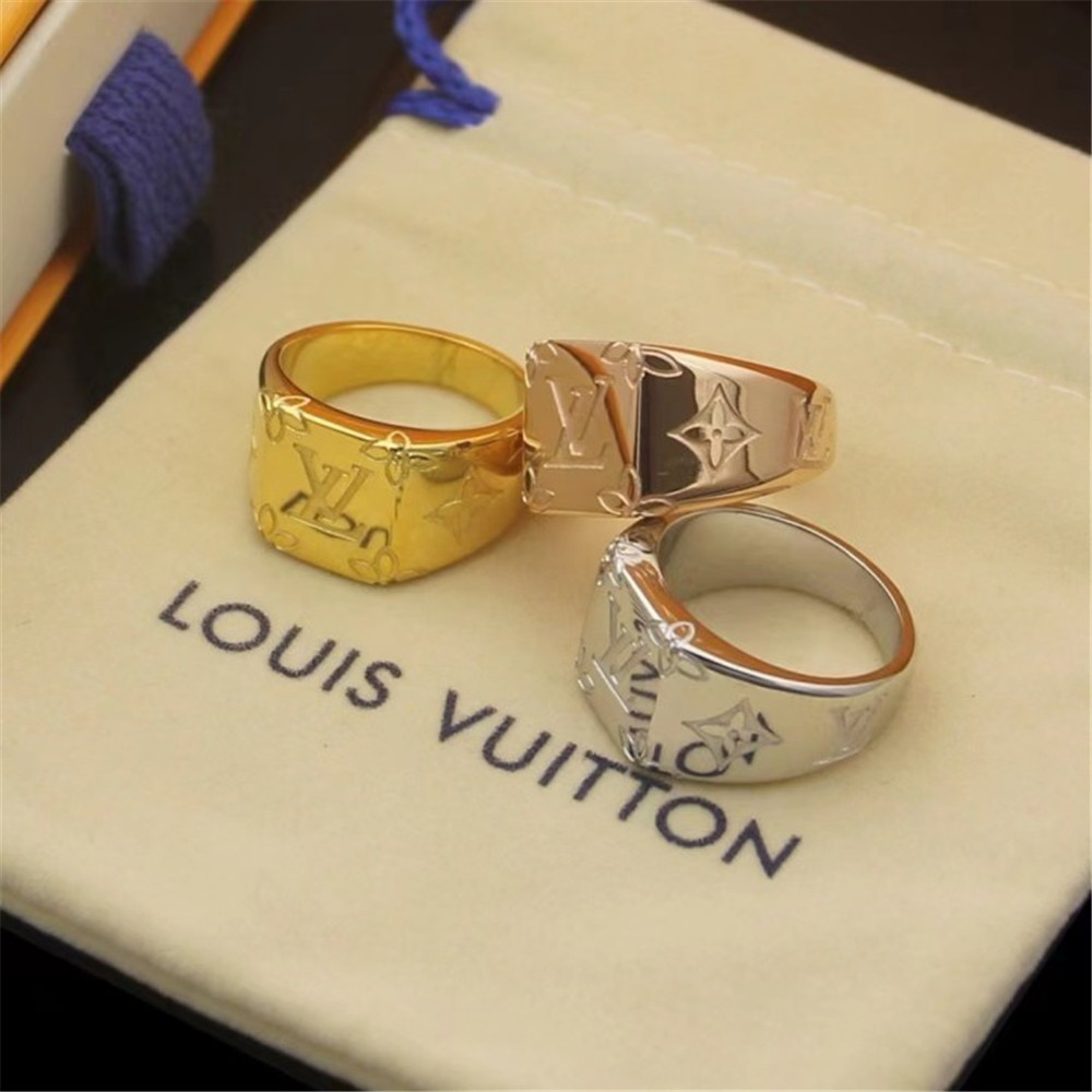Louis Vuitton Logo Ring - DopestKickz