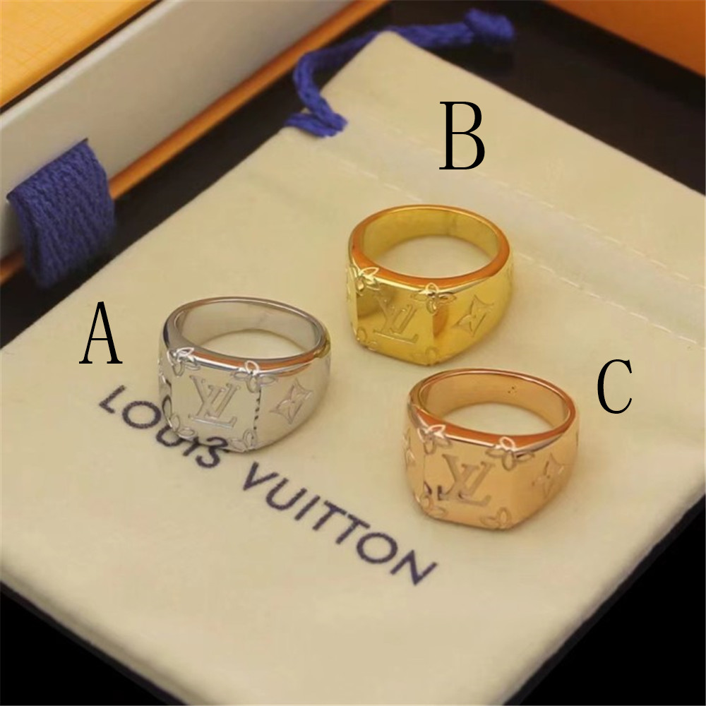 Louis Vuitton Logo Ring - DopestKickz