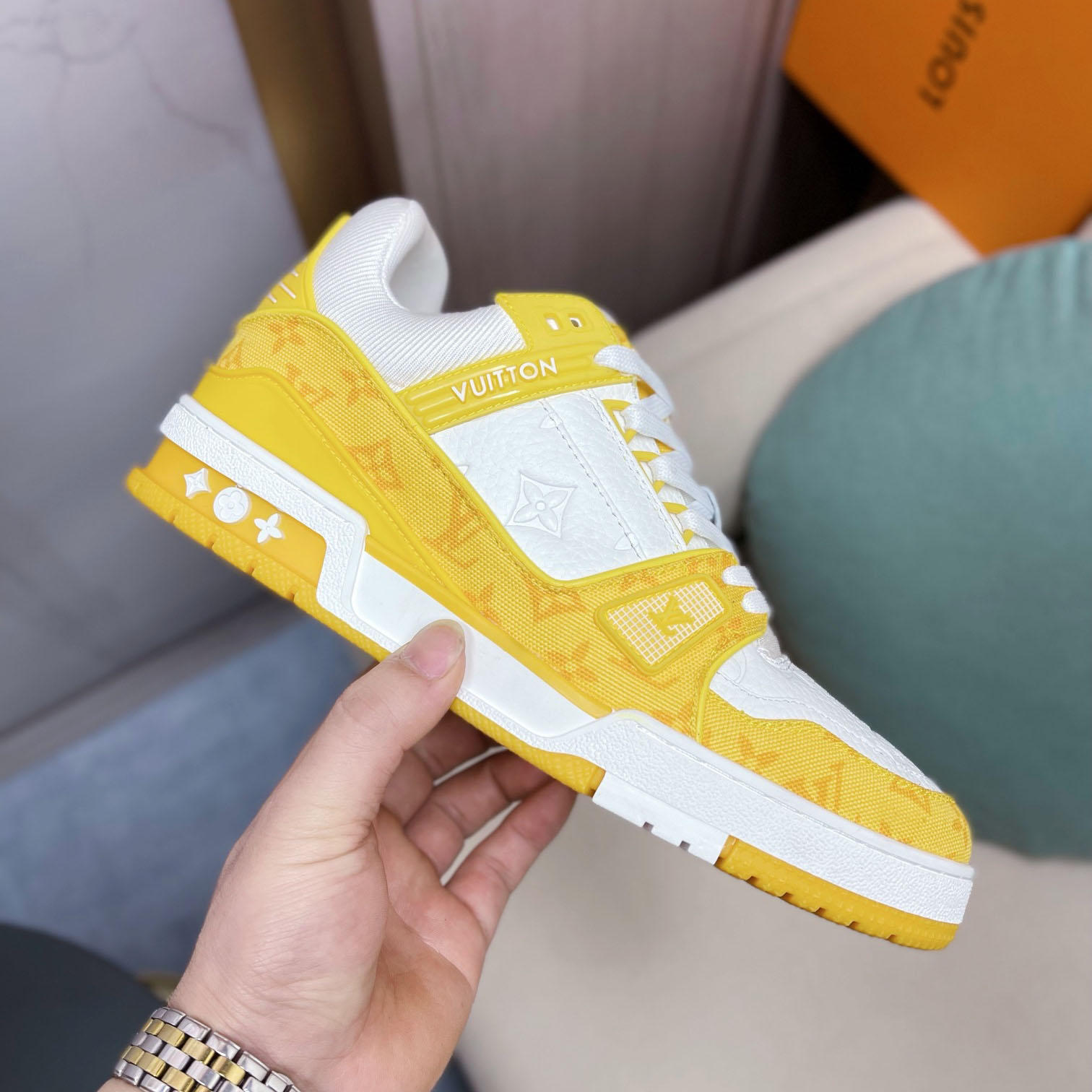 Louis Vuitton Trainer Sneaker - DopestKickz