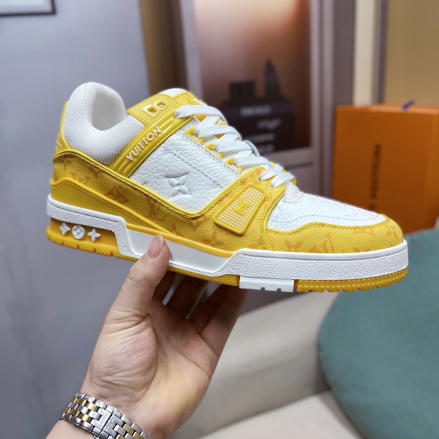 Louis Vuitton Trainer Sneaker - DopestKickz