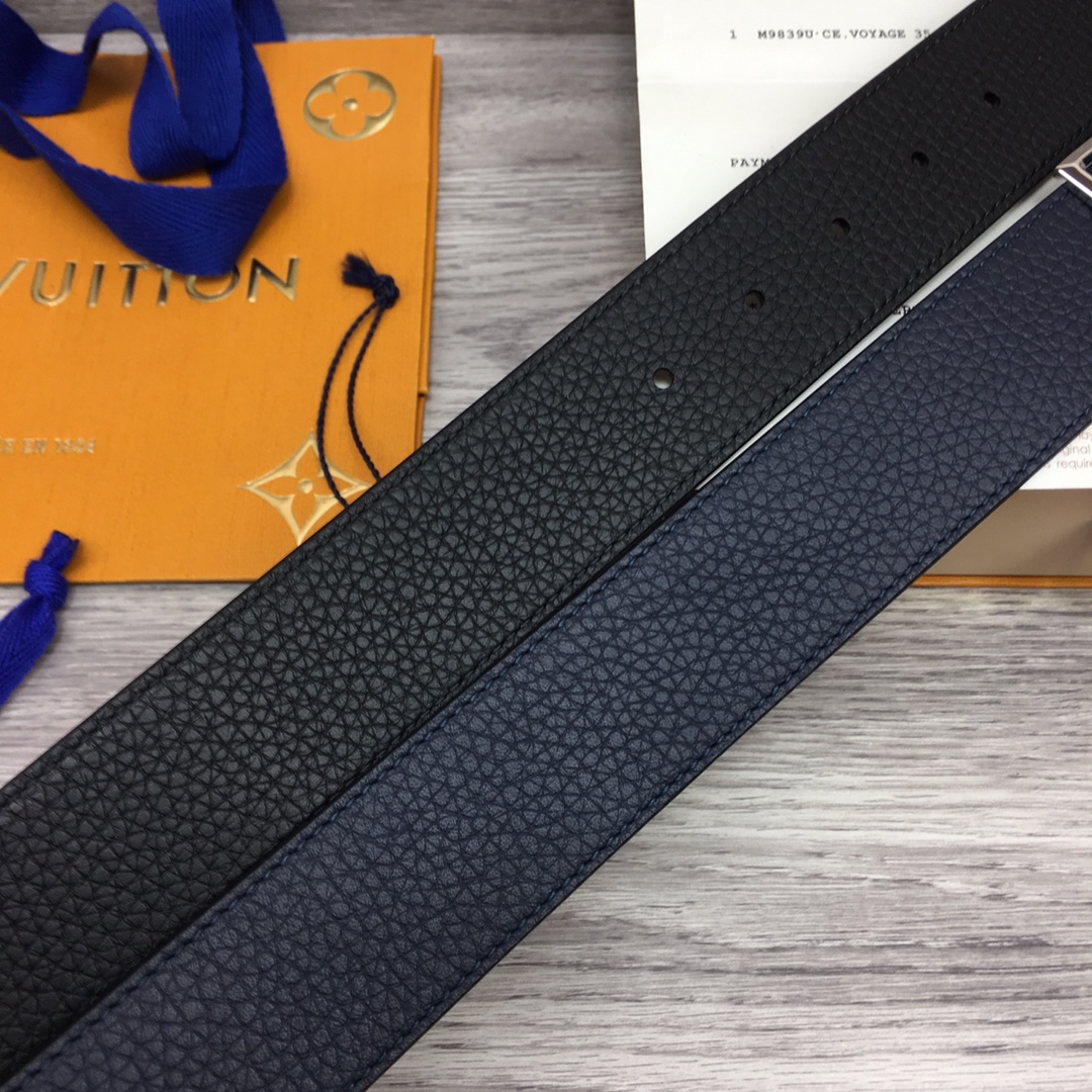 Louis Vuitton Shape 40MM Reversible Belt - DopestKickz