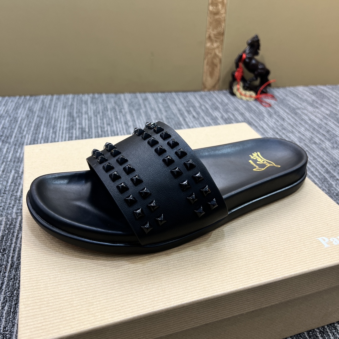 Christian Louboutin  Men Slippers Flats - DopestKickz