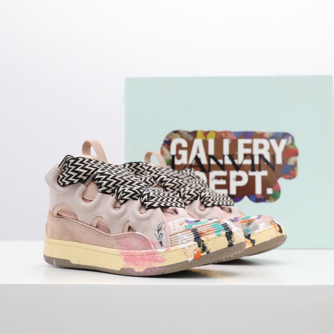 Lanvin X  Gallery Dept. Curb Sneaker Pink - DopestKickz