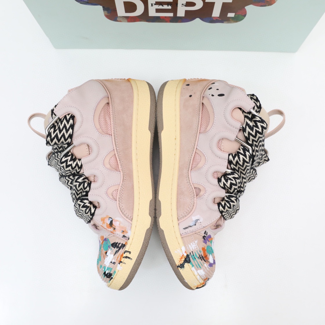 Lanvin X  Gallery Dept. Curb Sneaker Pink - DopestKickz