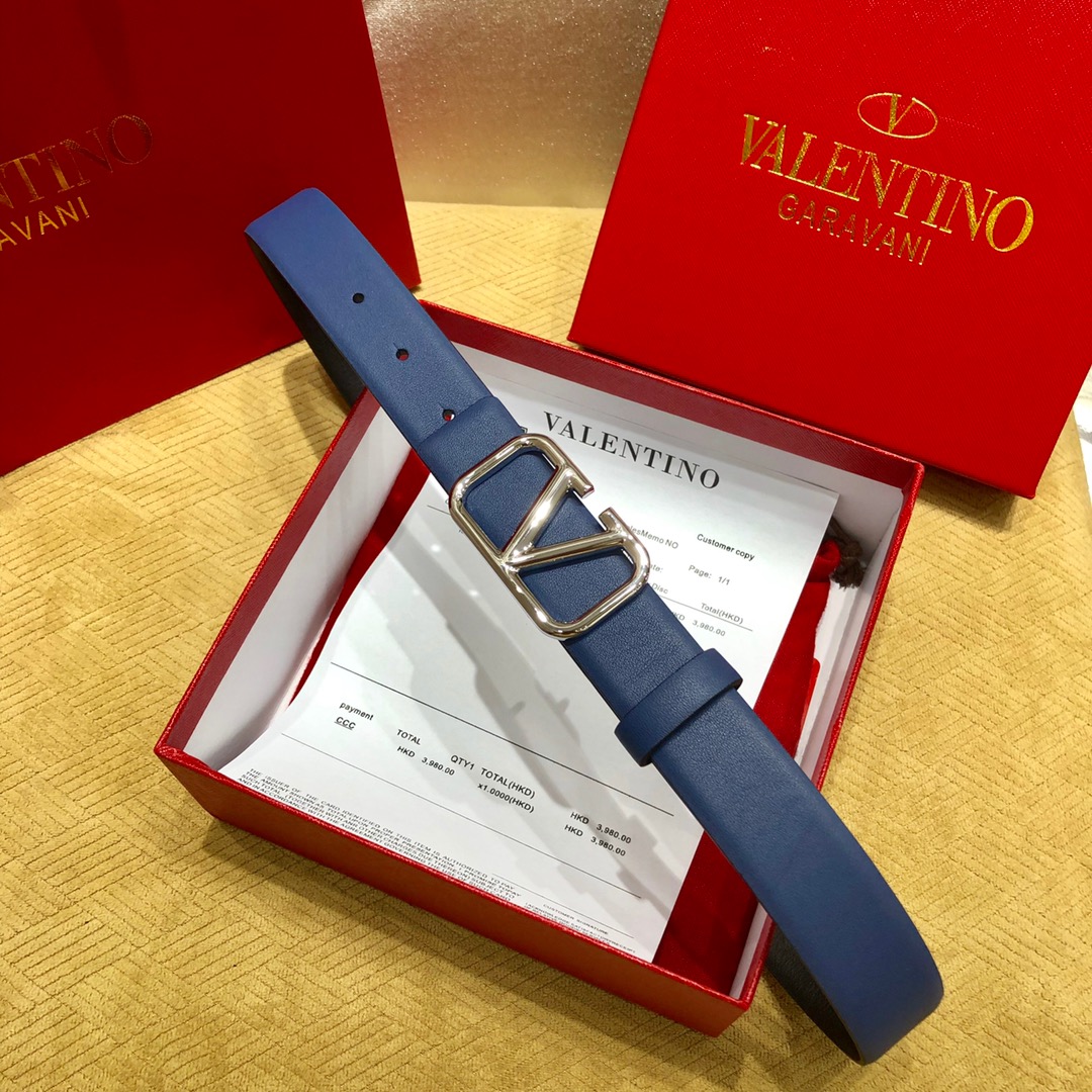 Valenti VLogo Signature 30MM Reversible Belt - DopestKickz