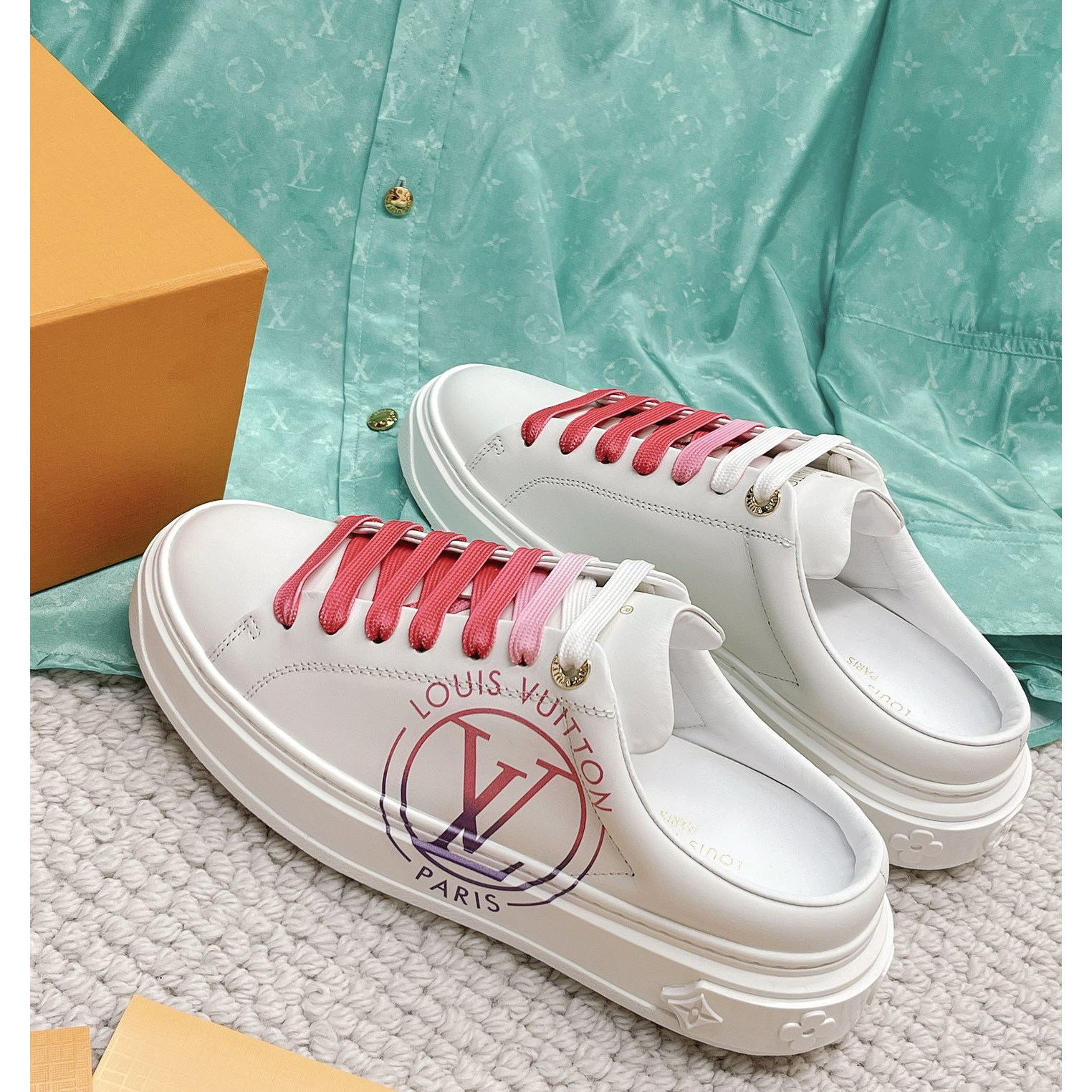 Louis Vuitton Time Out Open Back Sneaker - DopestKickz