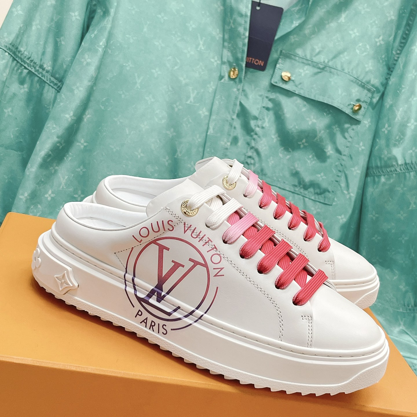 Louis Vuitton Time Out Open Back Sneaker - DopestKickz