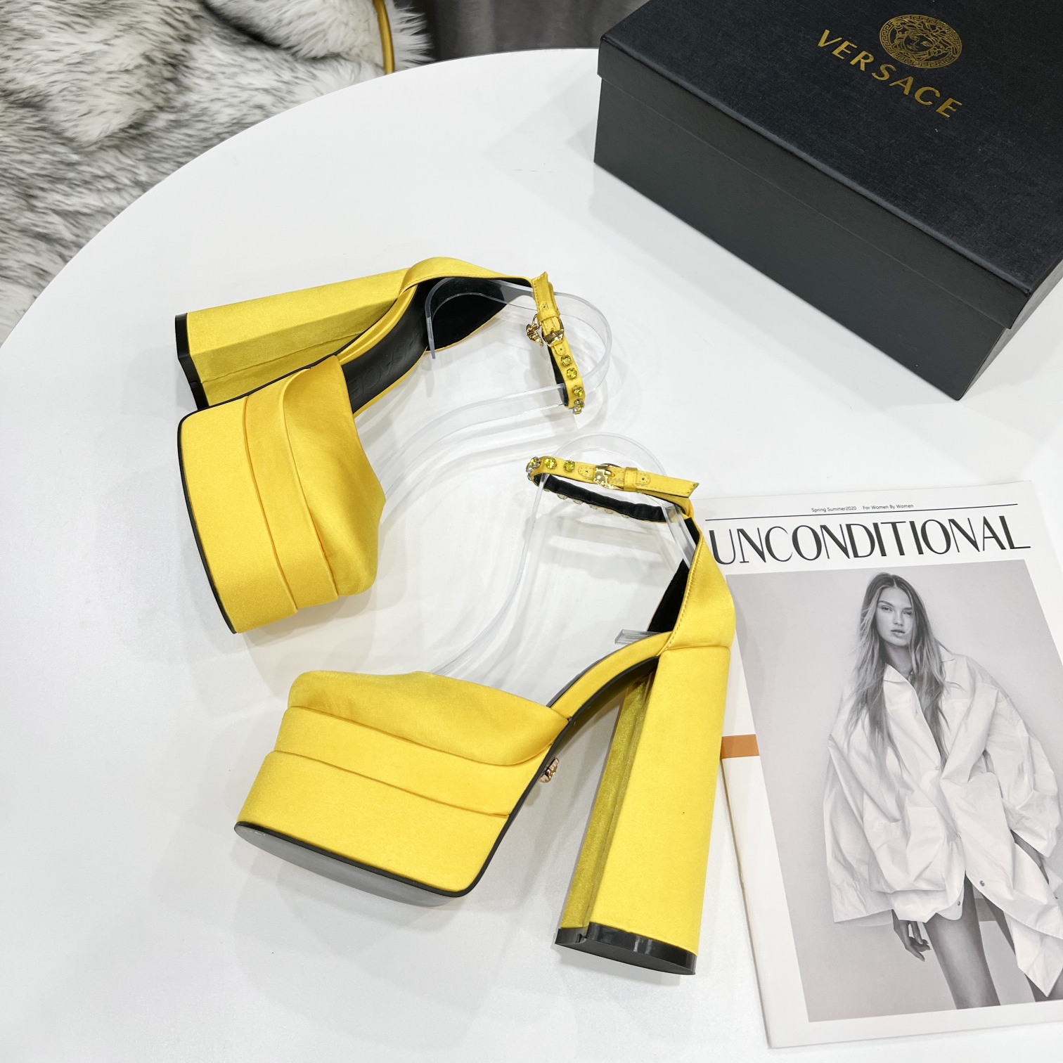 Versace High Heel Sandals - DopestKickz
