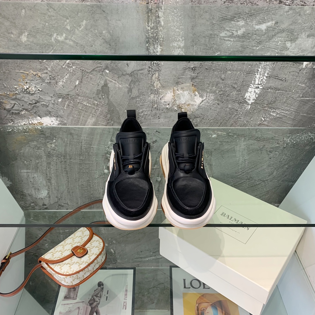 Balmain B-Bold Low-Top Sneakers - DopestKickz