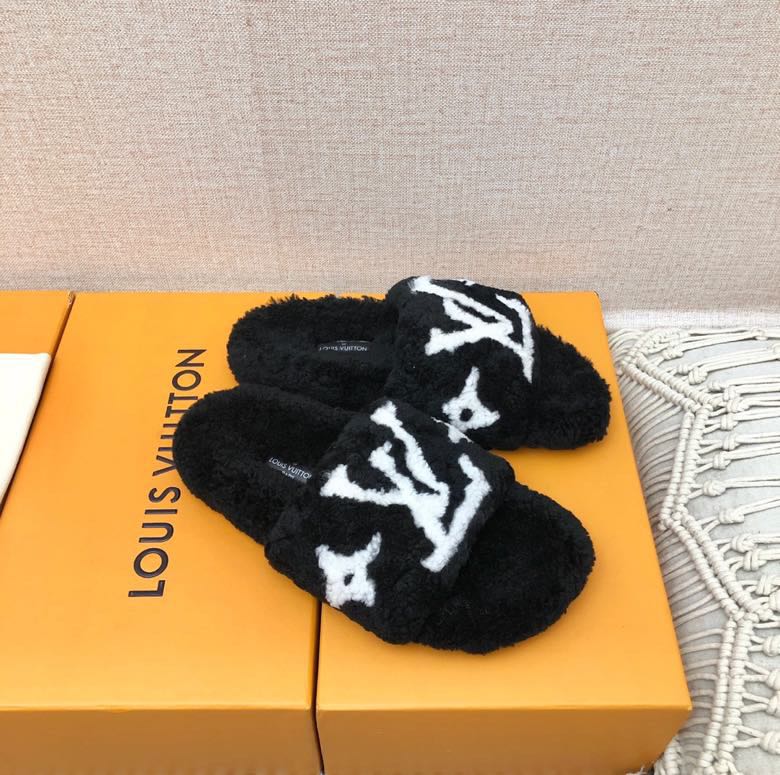 Louis Vuitton Paseo Flat Comfort Mule In Black - DopestKickz