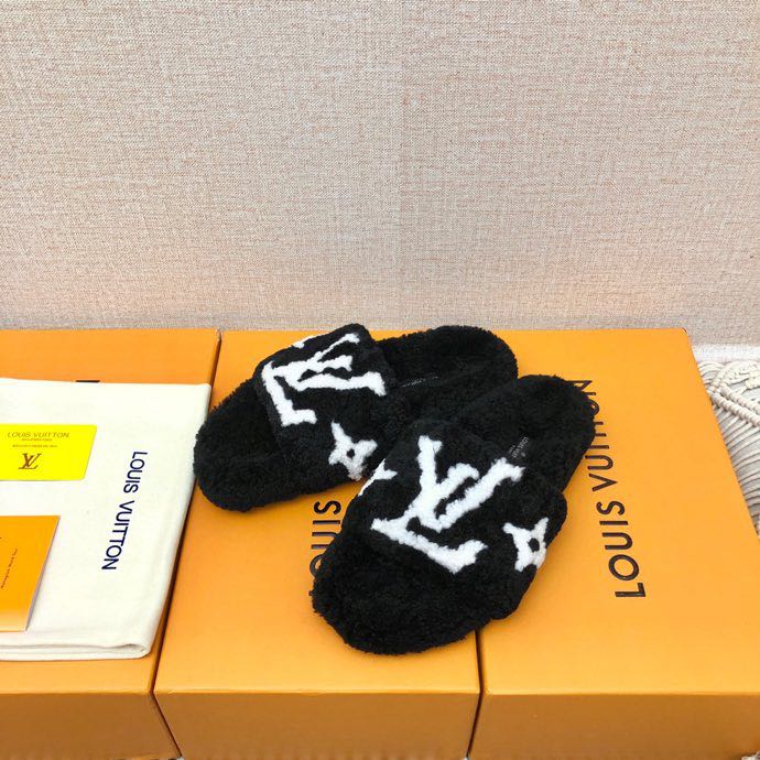 Louis Vuitton Paseo Flat Comfort Mule In Black - DopestKickz