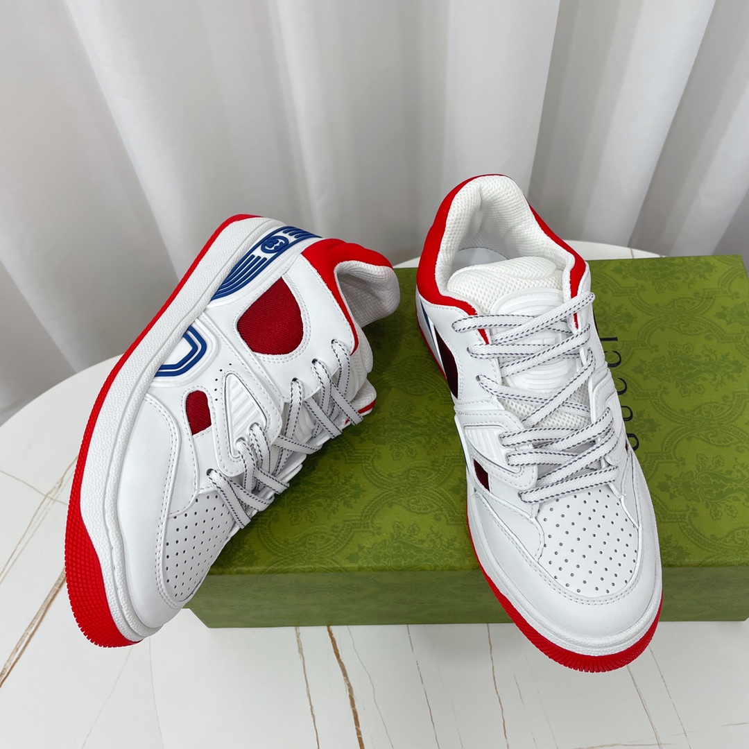 Gucci  Basket Sneaker With Lnterlocking G  - DopestKickz