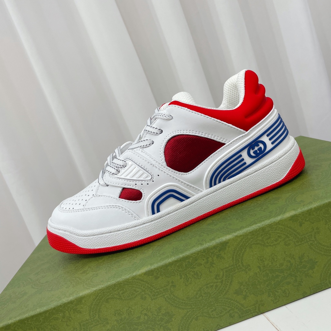 Gucci  Basket Sneaker With Lnterlocking G  - DopestKickz