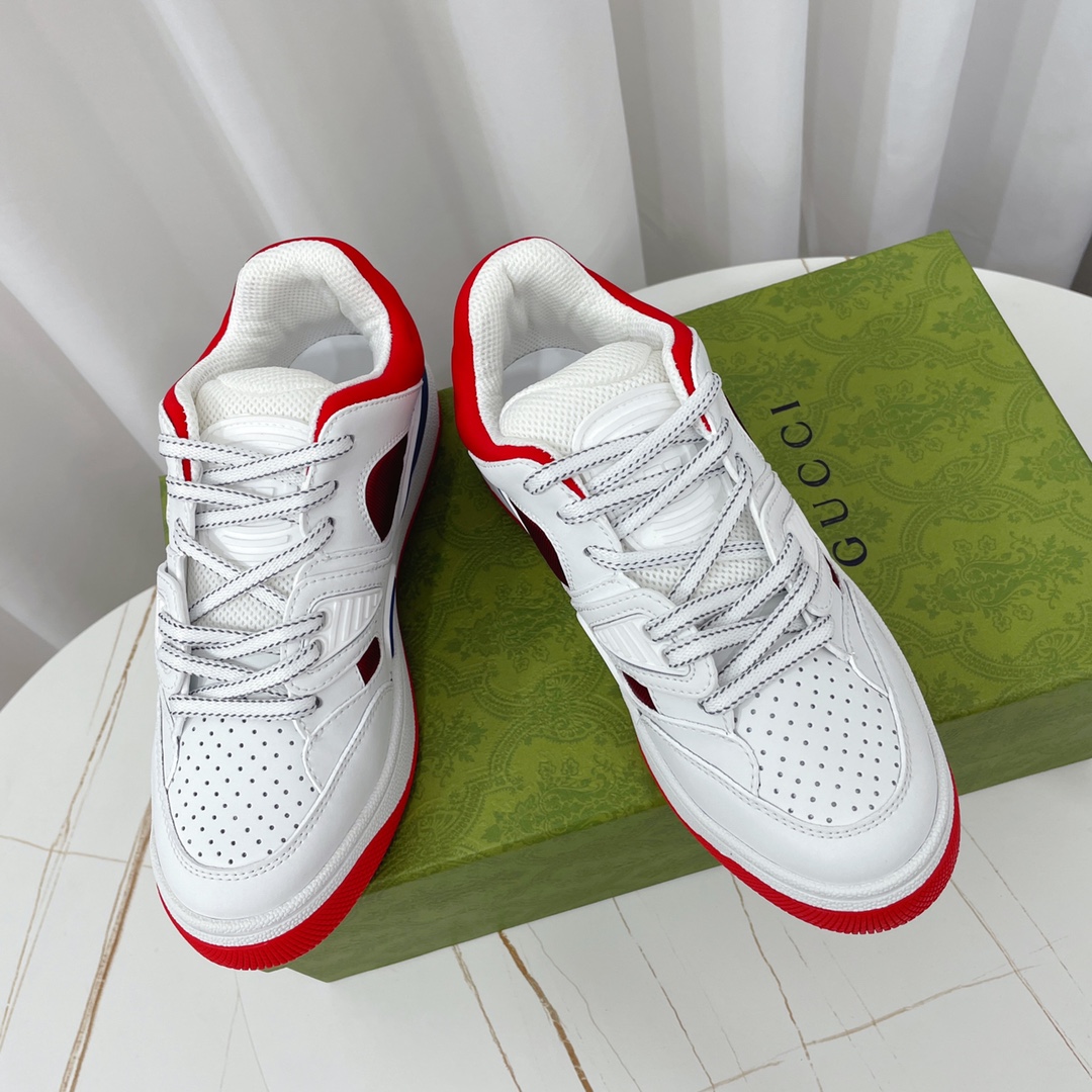 Gucci  Basket Sneaker With Lnterlocking G  - DopestKickz