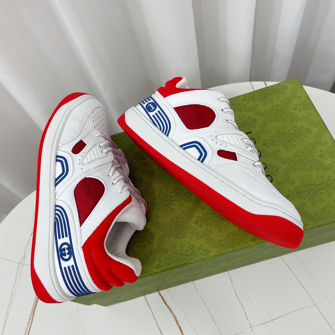 Gucci  Basket Sneaker With Lnterlocking G  - DopestKickz