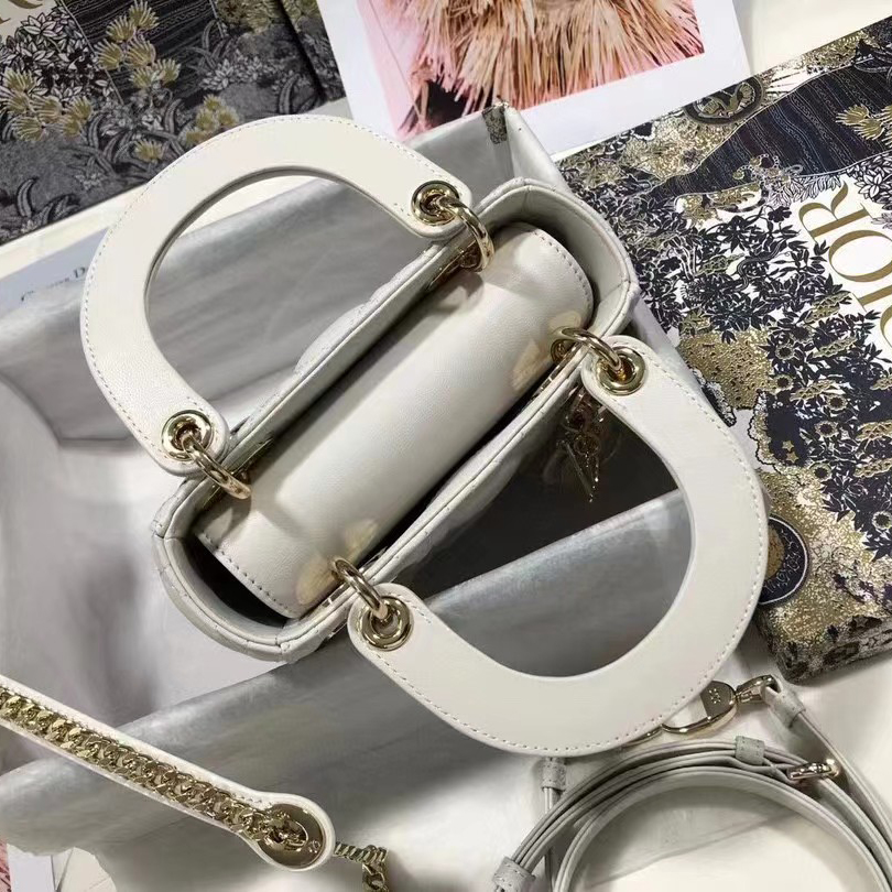 Dior Lady D-Lite Handbag（17-15-7CM） - DopestKickz