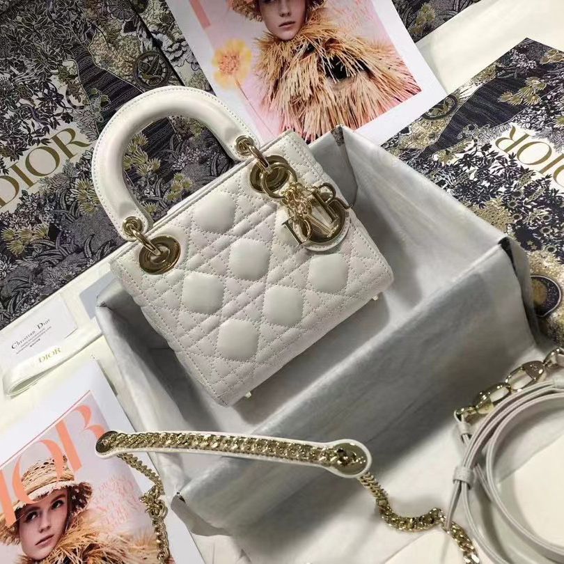 Dior Lady D-Lite Handbag（17-15-7CM） - DopestKickz