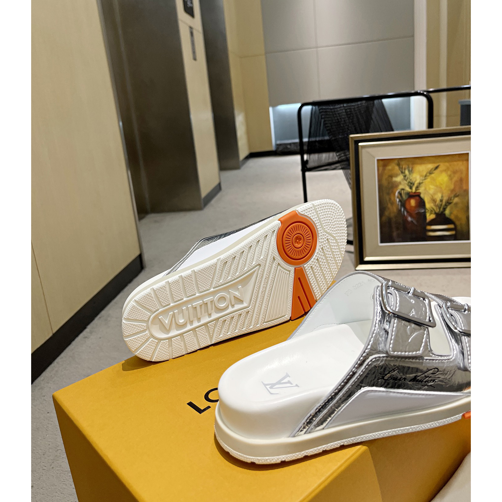 Louis Vuitton Men's Trainer Slippers - DopestKickz