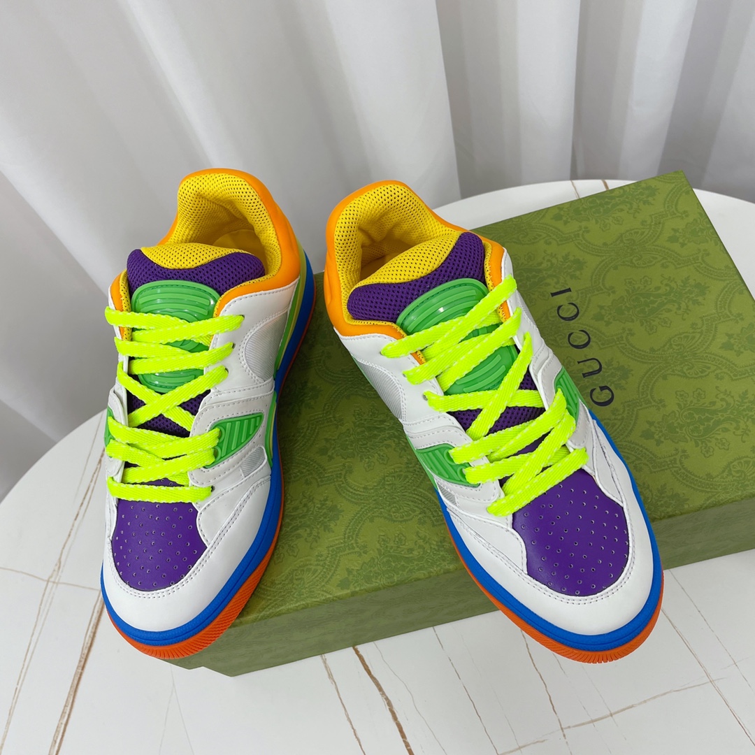 Gucci  Basket Sneaker With Lnterlocking G  - DopestKickz
