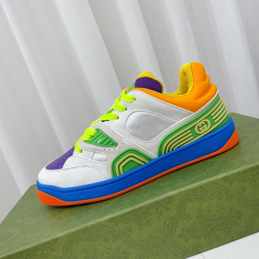 Gucci  Basket Sneaker With Lnterlocking G  - DopestKickz