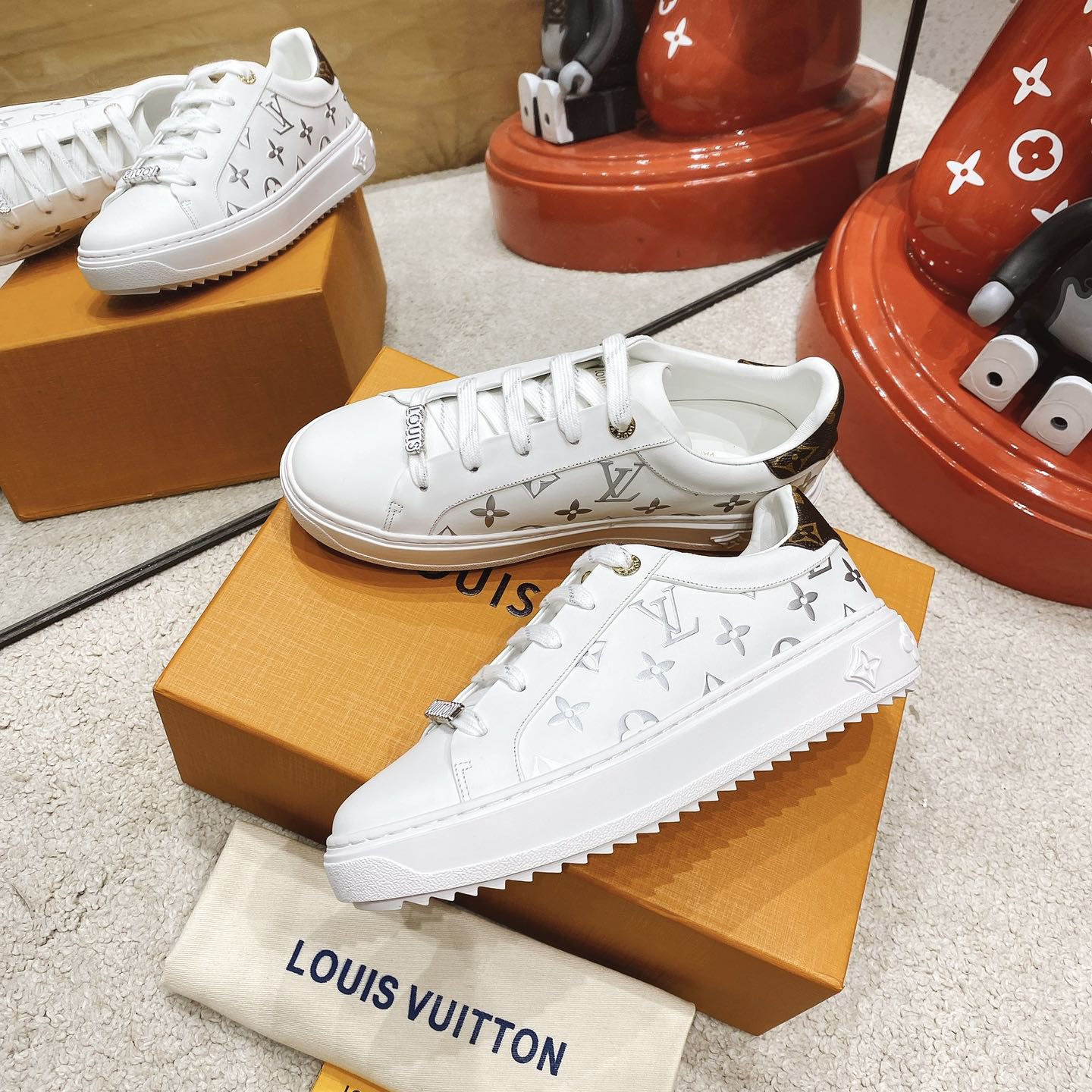 Louis Vuitton Time Out Sneaker  - DopestKickz