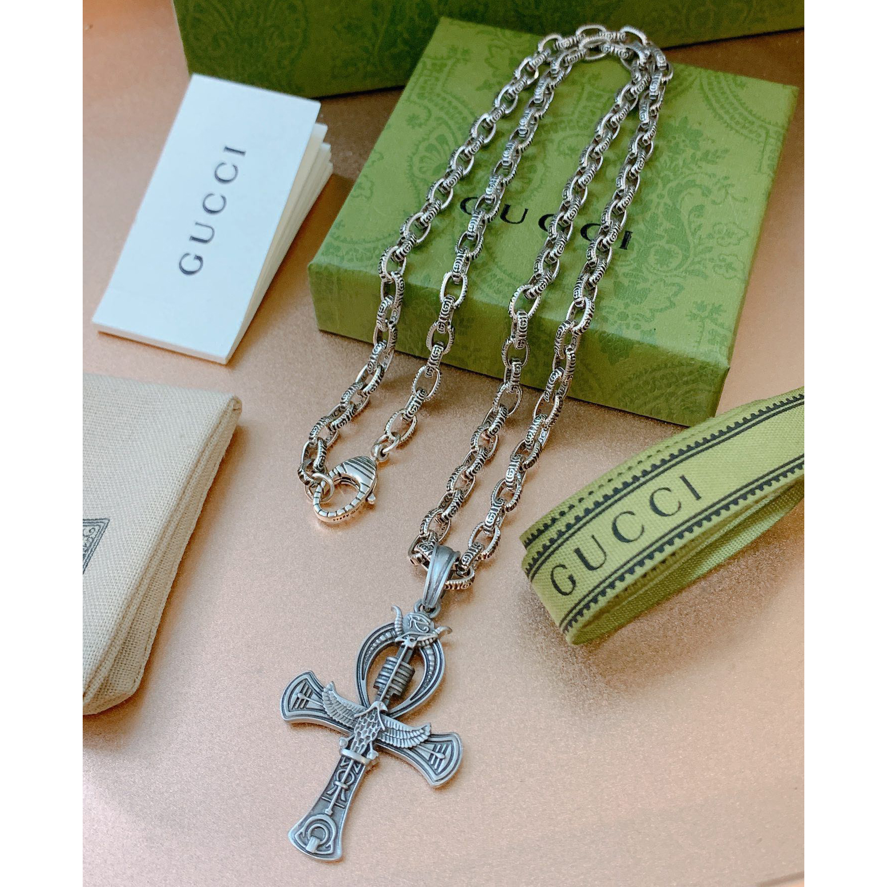 Gucci Anger Forest Necklace - DopestKickz