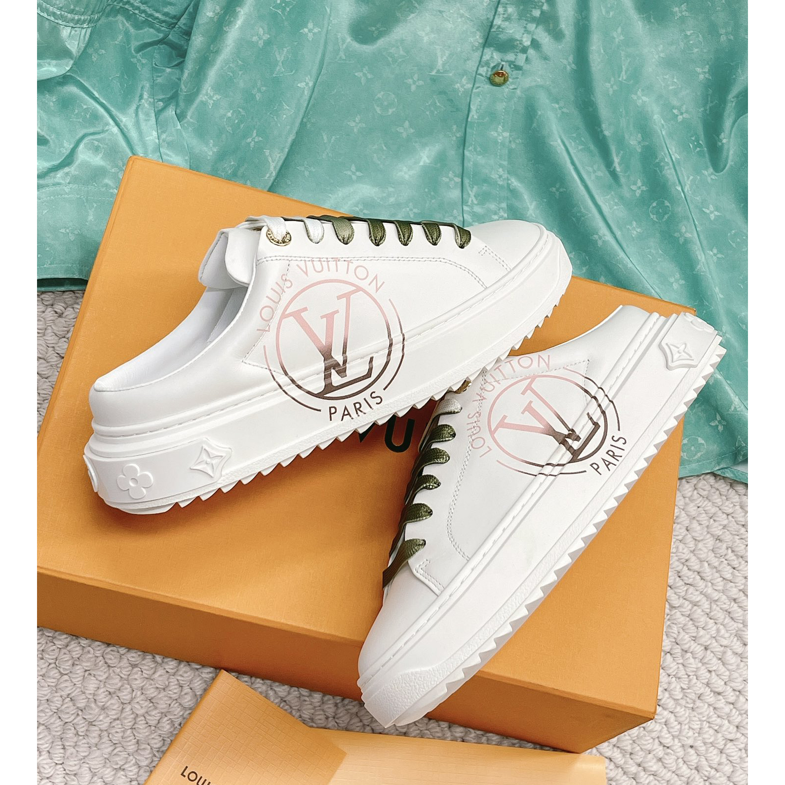 Louis Vuitton Time Out Open Back Sneaker - DopestKickz