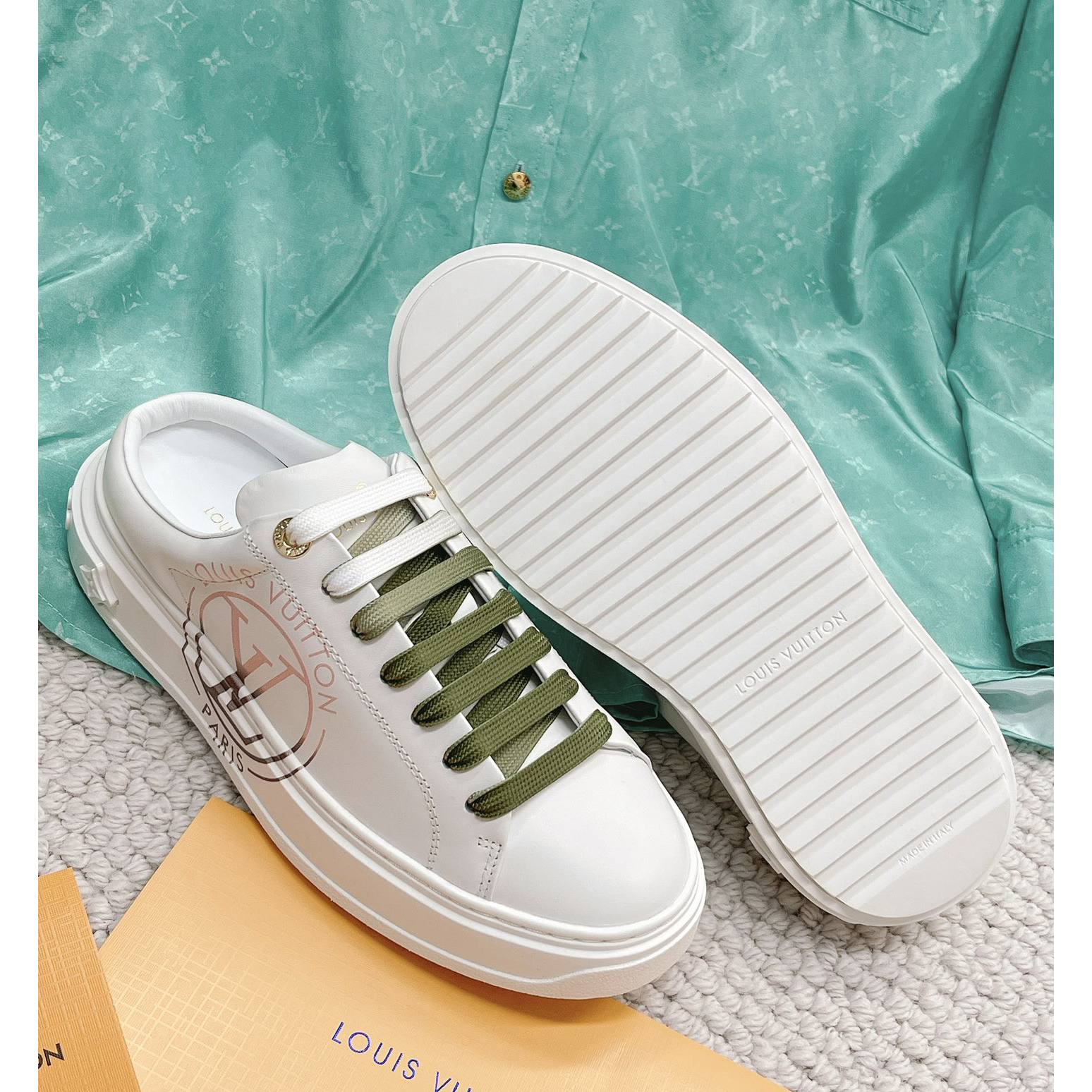 Louis Vuitton Time Out Open Back Sneaker - DopestKickz