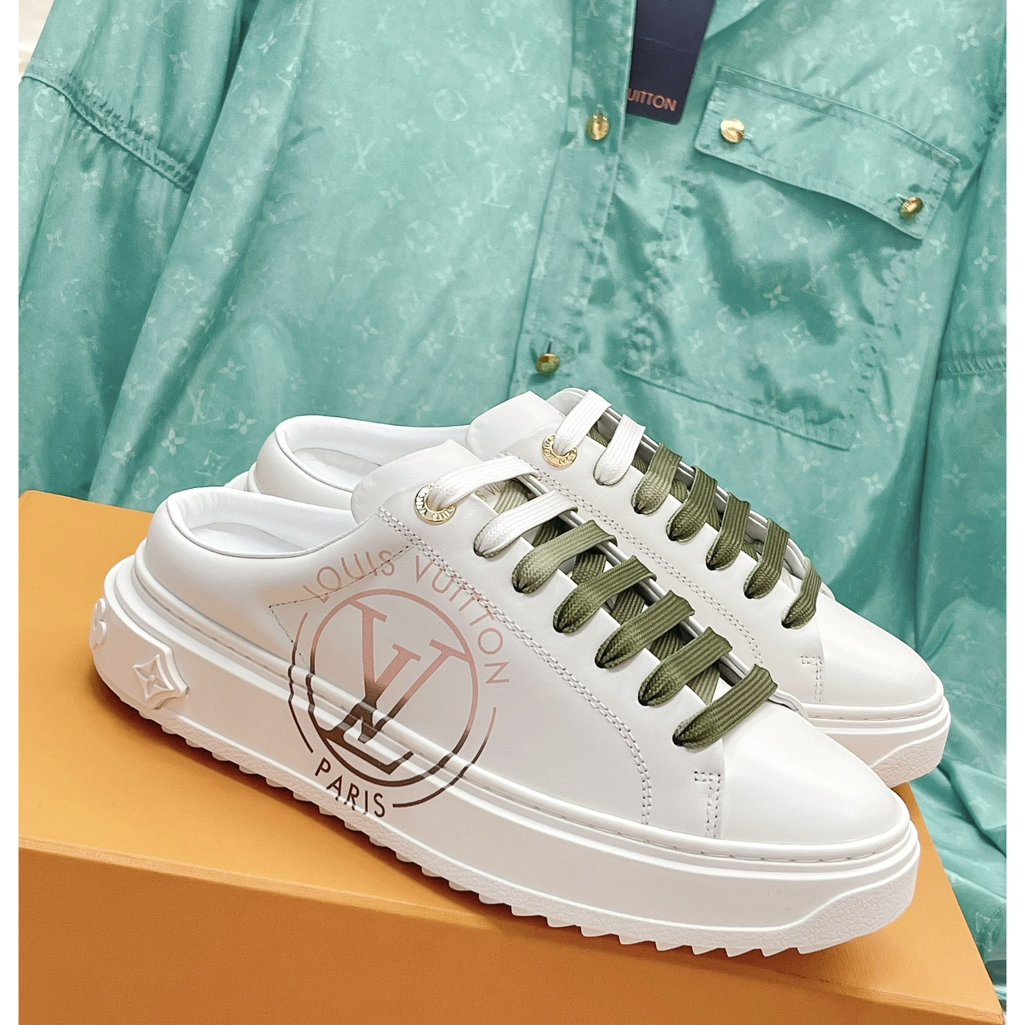 Louis Vuitton Time Out Open Back Sneaker - DopestKickz